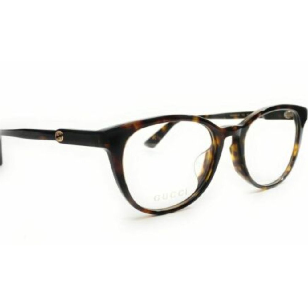 Gucci Women's Havana Square Eyeglasses! - Picture 2 of 3